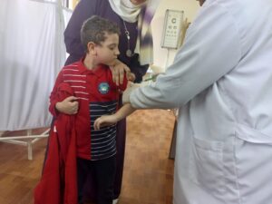 شبان بنها تبدا حملة تطعيم تطعيم ضد مرض  الحمى الشوكية