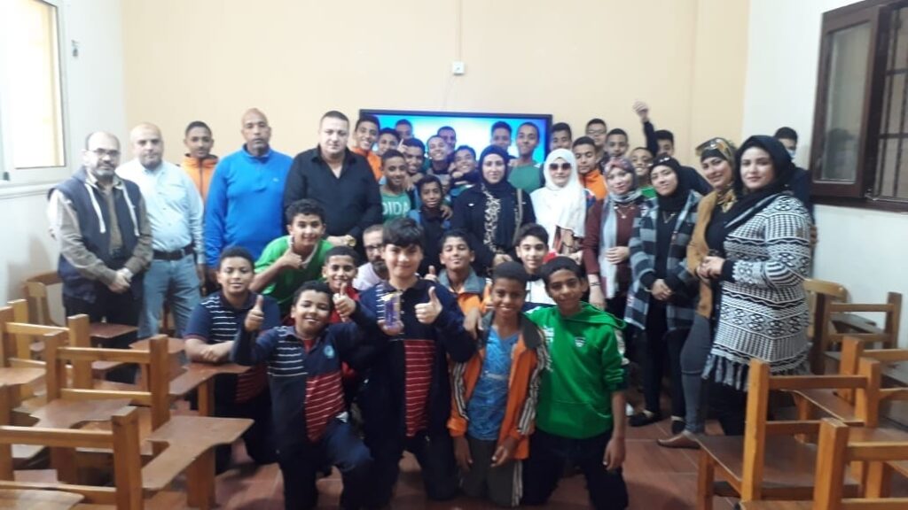 شبان بنها تنظم زيارة للمدرسة الرياضية شبان بنها تنظم زيارة للمدرسة الرياضية