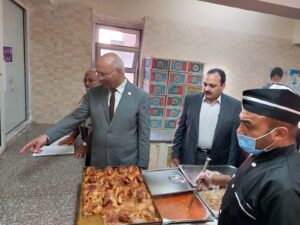 رئيس جامعة بنها يفتتح صالة الألعاب الرياضية بالمدينة الجامعية بكفر سعد