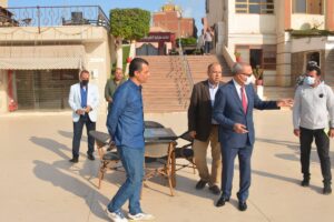 محافظ القليوبية يتابع مشروعات الطرق والكباري والرصف بمدينة بنها