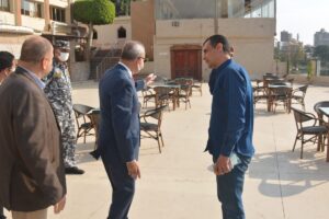 محافظ القليوبية يتابع مشروعات الطرق والكباري والرصف بمدينة بنها