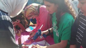 استكمالًا للوعي الأثري .. تصميم زينة فرعونية بشبان بنها