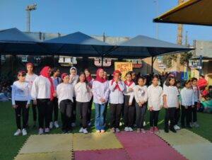 "رياضة علي انغام الموسيقي".. إذاعية مدرسية مميزة بشبان بنها