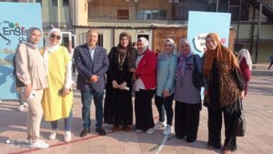 "الدراسة معانا متعة" ... اذاعة باللغة الانجليزية بشبان بنها