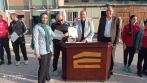 مجمع مدارس الشبان ببنها يكرم  اسرة الرياضة 