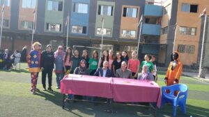 افضل رسمة لبرج ايفل داخل مجمع مدارس الشبان العالمية ببنها