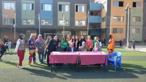 افضل رسمة لبرج ايفل داخل مجمع مدارس الشبان العالمية ببنها