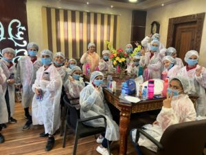 شبان بنها تنظم زياره إلي مصنع سويت ميكرز للحلويات