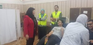 "تبرعك بالدم …ينقذ حياة الآخرين" حملة بطب بنها