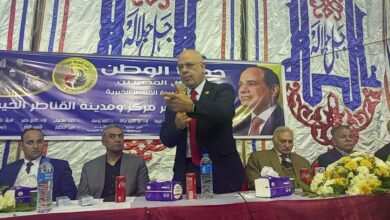 حماة الوطن بالقليوبية يفتتح مقر جديد لأمانة القناطر الخيرية و5 وحدات حزبية بقرى المركز