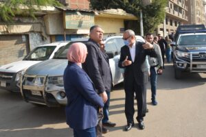 محافظ القليوبية يتفقد المنطقة المحيطة بقصر محمد علي بشبرا الخيمة