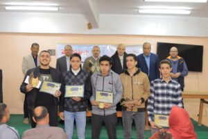 صور - مركز شباب كفر منصور بالقليوبية ينظم حفل تكريم للفائزين في المسابقة العلمية