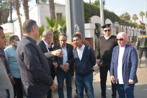 محافظ القليوبية يتفقد المنطقة المحيطة بقصر محمد علي بشبرا الخيمة