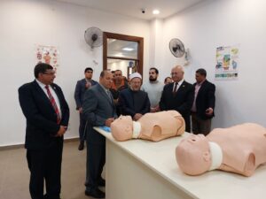مفتى الديار المصرية ورئيس جامعة بنها يتفقدان عددا من المراكز والوحدات الخدمية بالجامعة