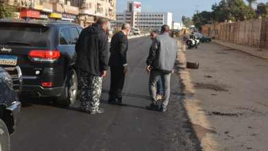 تعرف على أخر أعمال رصف المرحلة الثانية من شارع فريد ندا تعرف على أخر أعمال رصف المرحلة الثانية من شارع فريد ندا