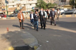 محافظ القليوبية يتفقد المنطقة المحيطة بقصر محمد علي بشبرا الخيمة