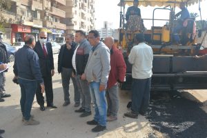 تعرف على أخر أعمال رصف المرحلة الثانية من شارع فريد ندا