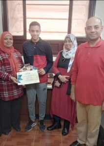 شبان بنها تكرم المتفوقين في اللغة العربية