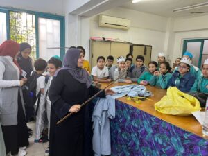 أبناء شبان بنها  فى ضيافة الهلال الأحمر