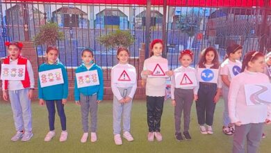 شبان بنها تنظم حملة للتوعية باشارات المرور