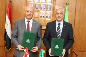 بروتوكول تعاون بين جامعتي بنها والمنوفية في مجال التبادل الطلابي
