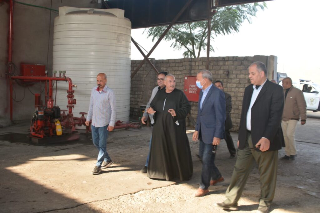 محافظ القليوبية يتفقد عدد من المصانع بمنطقة الصفا الصناعية بالخانكة محافظ القليوبية يتفقد عدد من المصانع بمنطقة الصفا الصناعية بالخانكة