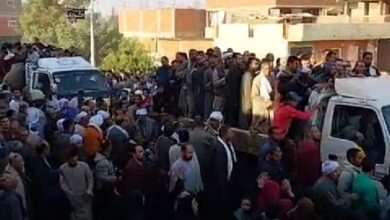 تشييع جثامين 3 أشقاء لقوا مصرعهم في حريق بالقناطر الخيرية