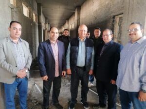 رئيس جامعة بنها يتفقد المشروعات الإنشائية الجديدة بكفر سعد 