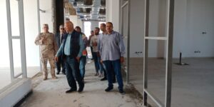 رئيس جامعة بنها يتفقد المشروعات الإنشائية الجديدة بكفر سعد 