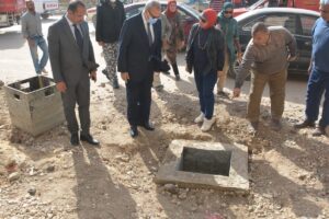 محافظ القليوبية يتفقد مشروع رصف محور الباسوسية ورصف طريق أبو الغيط الحادثة