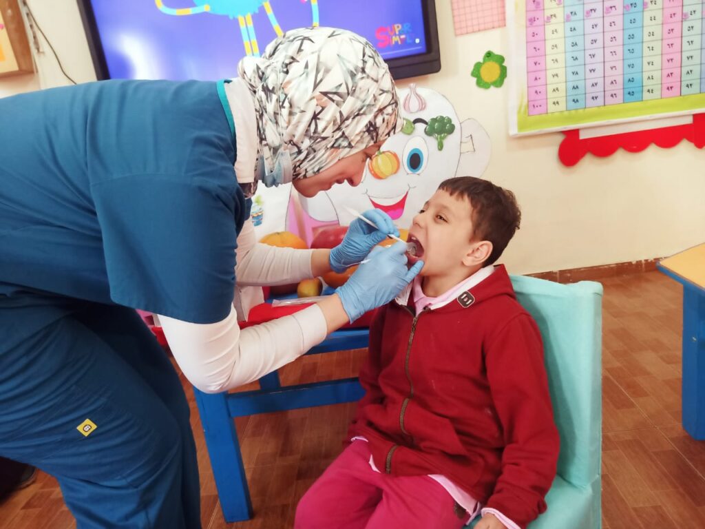 ازي الصحة.. الإهتمام بصحة أطفال مجمع الشبان