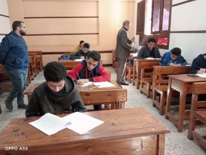 شبان بنها تعقدمحاكاة لاختبارات الشهادة الاعدادية