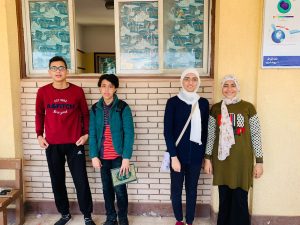 طلاب الشبان ببنها  يشاركون فى مسابقة القرآن الكريم بالإدارة