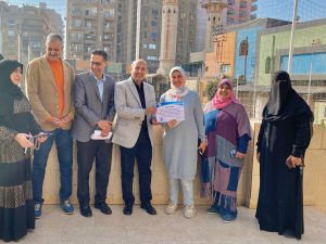 إدارة بنها التعليمية تكرم الفريق الاعلامي بشبان بنها 