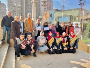 إدارة بنها التعليمية تكرم الفريق الاعلامي بشبان بنها 