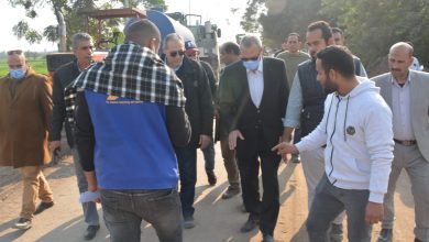 محافظ القليوبية يتفقد مشروعات رصف الطرق بمبادرة حياة كريمة محافظ القليوبية يتفقد مشروعات رصف الطرق بمبادرة حياة كريمة
