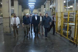 محافظ القليوبيه يتفقد مصنع لـ "الأرز" بالمنطقه الصناعيه بالعبور