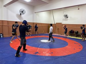 افتتاح صالة الكيك بوكسينج و المصارعة و تنس الطاولة بنادي شبان بنها