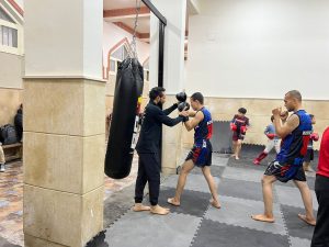 افتتاح صالة الكيك بوكسينج و المصارعة و تنس الطاولة بنادي شبان بنها