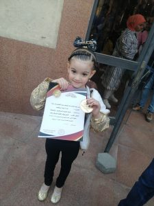 لارا أحمد بنت الشبان تحصد الميدالية الذهبية للجمباز الفنى