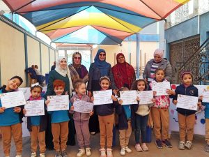 شبان بنها تكرم فراشات عيد الطفولة