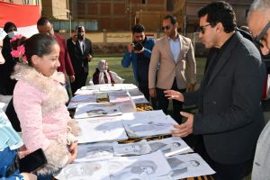 وزير الشباب يفتتح مركز التخاطب وتنمية مهارات القادرون باختلاف ببنها