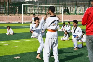 وزير الشباب والرياضة يفتتح ملعب قانونى وملعب متعدد بنادى القناطر الخيرية