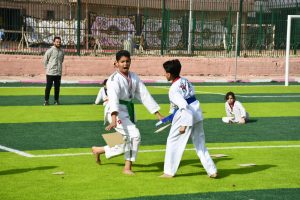 وزير الشباب والرياضة يفتتح ملعب قانونى وملعب متعدد بنادى القناطر الخيرية