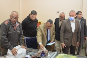 محافظ القليوبية يضبط 5 طن لحوم فاسدة و15 طن أرز لاحتكاره ومنع تداوله بالأسواق