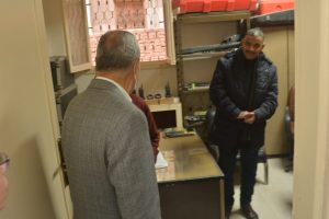 محافظ القليوبية يتفقد مراكز معلومات الشبكات الأرضية بعد تطويرهم 