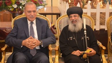 محافظ القليوبية يقدم التهاني للأقباط بمناسبة عيد الميلاد المجيد - صور