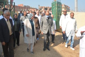 محافظ القليوبية يتفقد القافلة الطبية لتحصين الماشية بقرية شبلنجة ببنها - صور