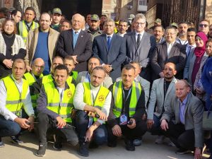 محافظ القليوبية ورئيس جامعة بنها يشهدان نموذج تجربة إخلاء المستشفى الجامعي - صور