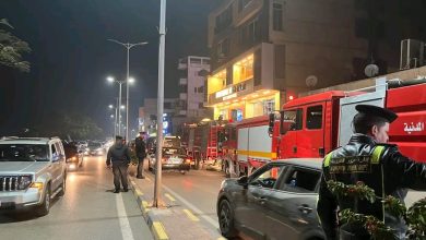 ندب المعمل الجنائي لفحص أسباب حريق مطعم شهير ببنها